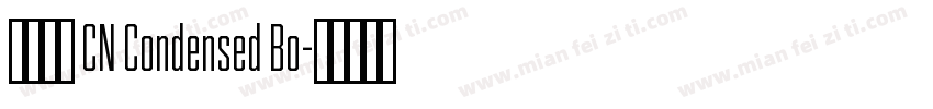 有愛鋭方 CN Condensed Bo字体转换
